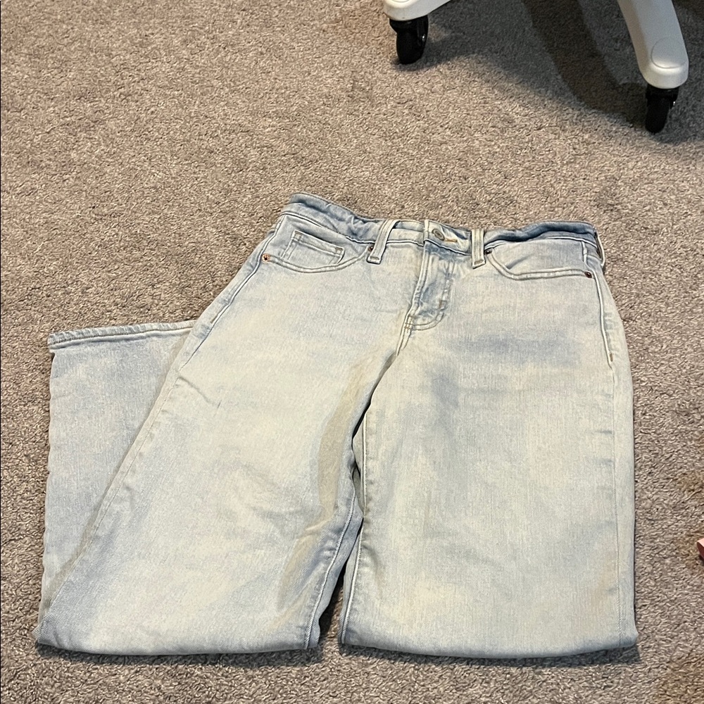 Old Navy Women's Light Blue Straight Leg Jeans